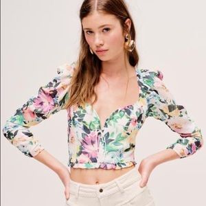 For Love and Lemons Bailey Crop Top